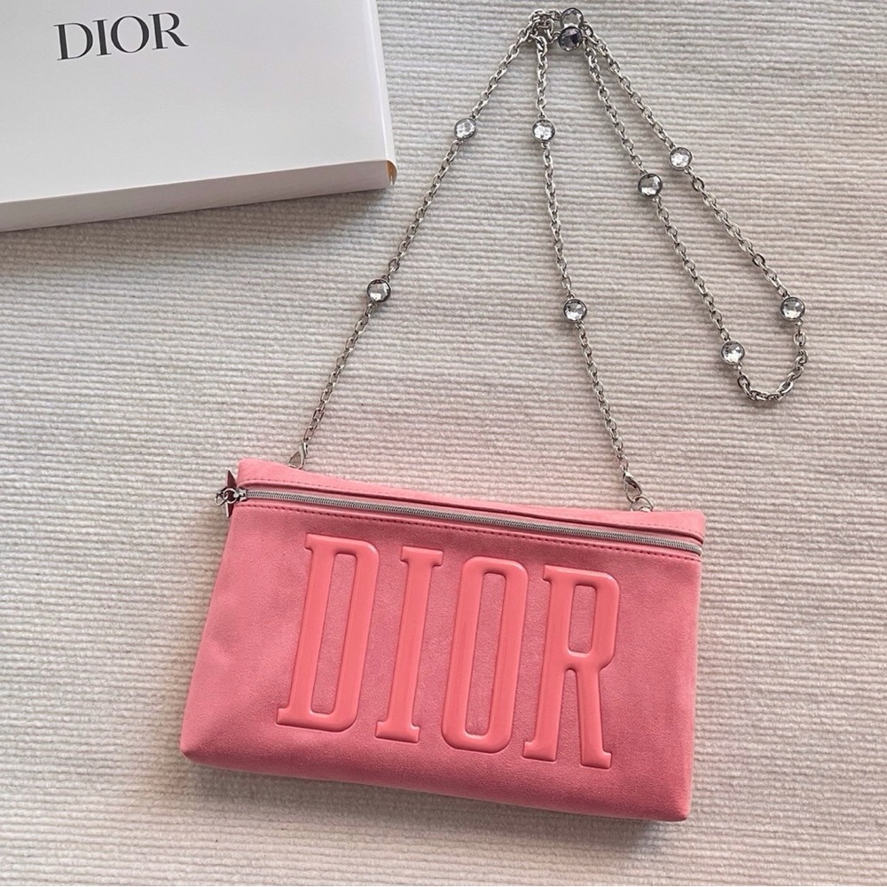 Dior Beauty Pouch Pink GWP crossbody - Picture 3 of 6